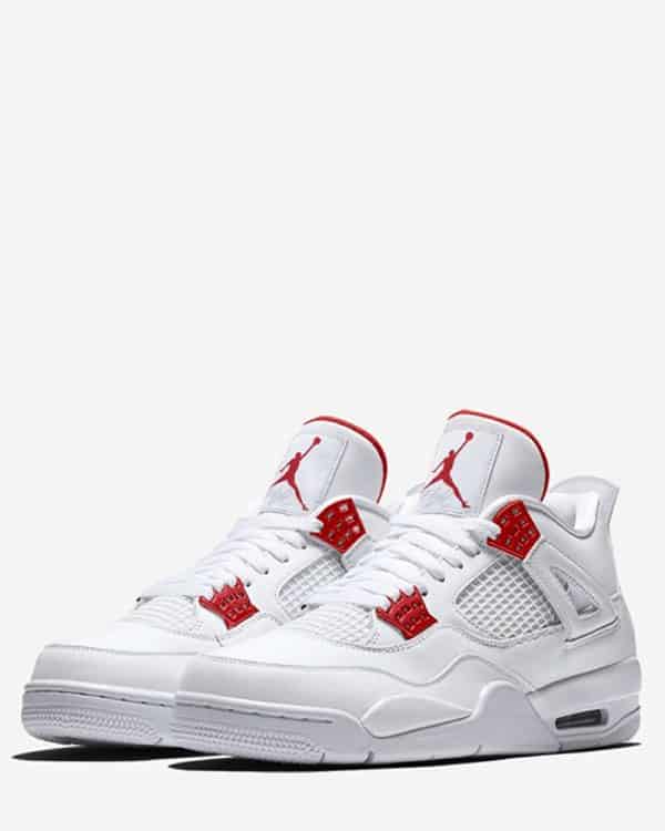 white and red 4's