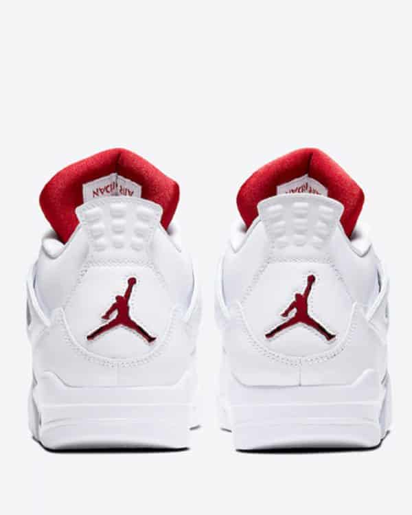 jordan 4 red and white