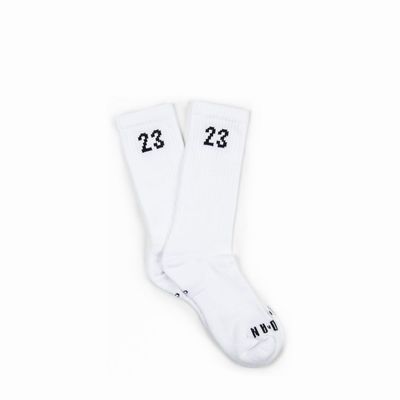 3 PACK ESSENTIAL CREW 23 SOCKS WHITE