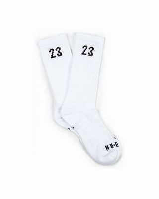 3 PACK ESSENTIAL CREW 23 SOCKS WHITE