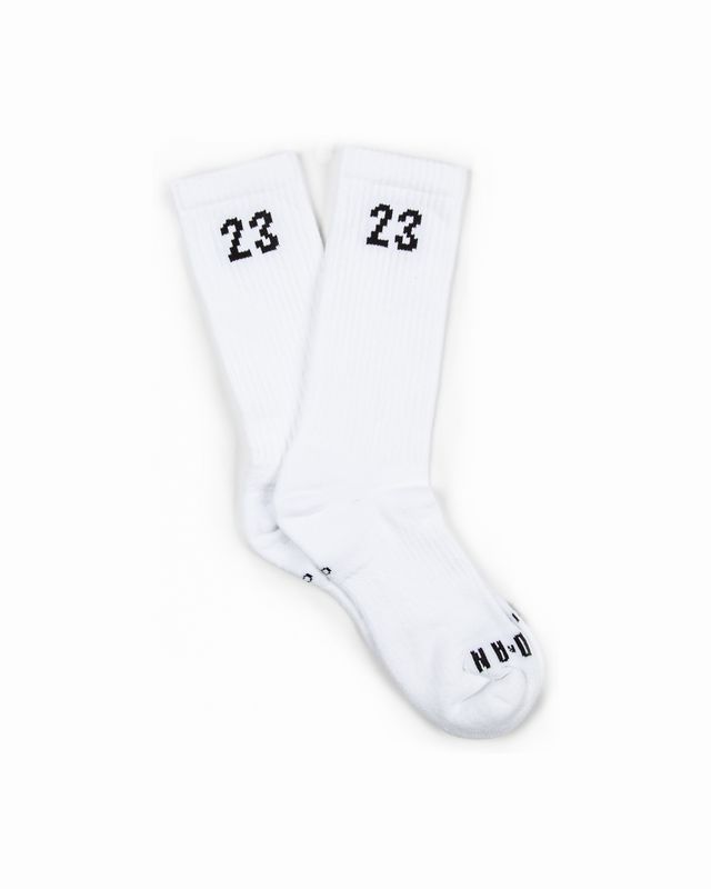 3 PACK ESSENTIAL CREW 23 SOCKS WHITE