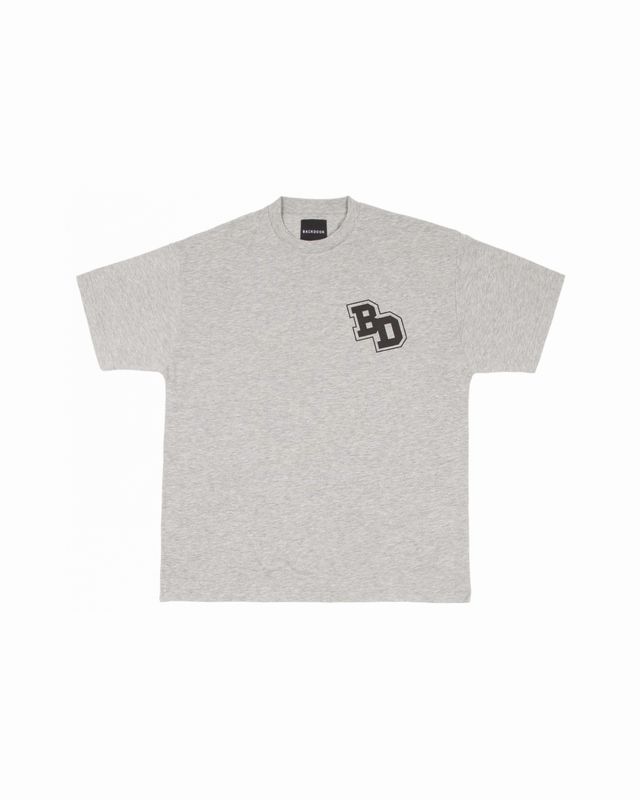 BACK DOOR COLLEGE TEE GREY