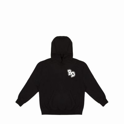 BACK DOOR COLLEGE HOODIE BLACK