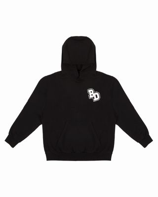 BACK DOOR COLLEGE HOODIE BLACK
