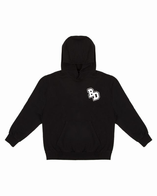 BACK DOOR COLLEGE HOODIE BLACK