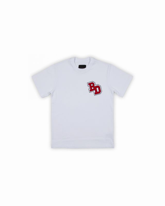 BACK DOOR COLLEGE TEE KID WHITE