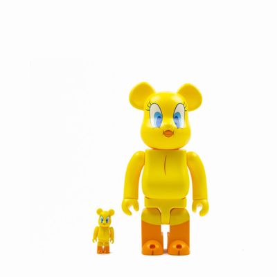 MEDICOM TOY BE@RBRICK TWEETY 100% + 400%