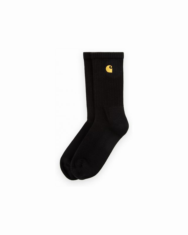 I02942100FXX06 CARHARTT WIP CHASE SOCKS BLACK