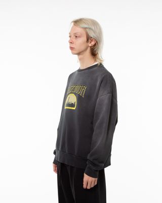 BACK DOOR VNTG LOGO SUNBLEACHED CREWNECK