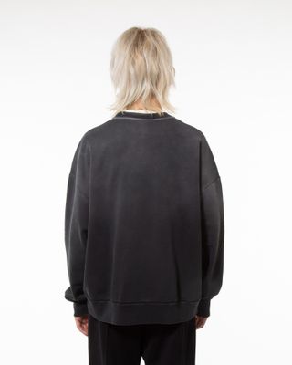 BACK DOOR VNTG LOGO SUNBLEACHED CREWNECK