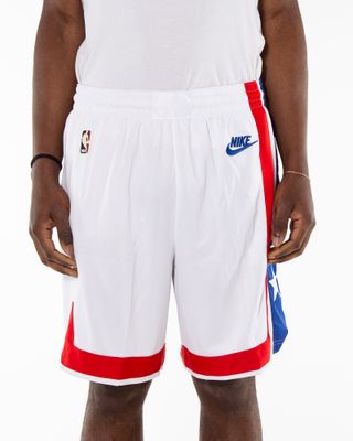 NIKE NBA NETS SHORTS WHITE