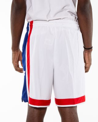 NIKE NBA NETS SHORTS WHITE