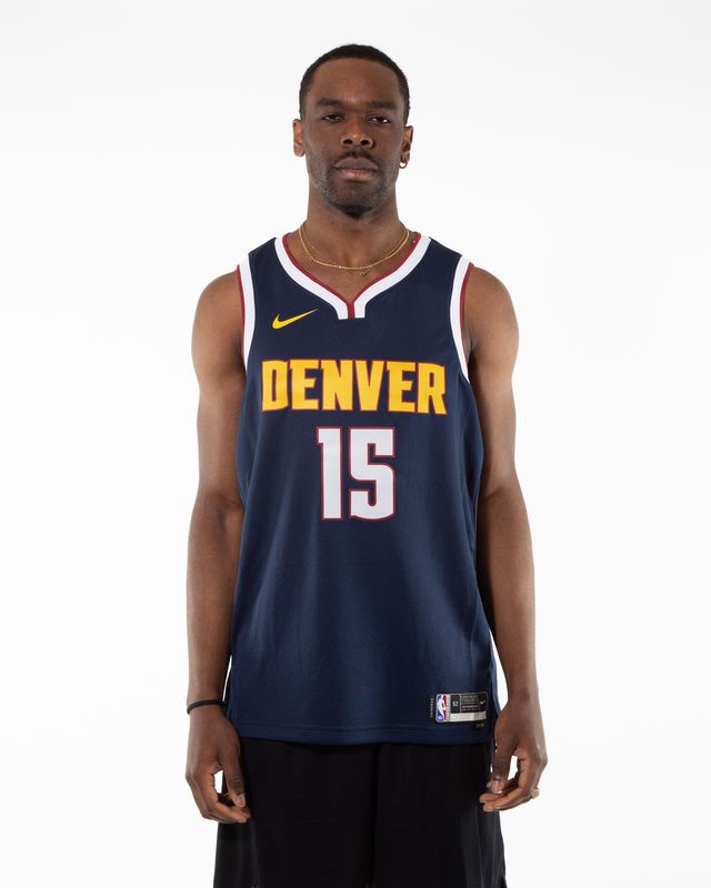 NIKE NBA NUGGETS JOKIC ICON JERSEY NAVY