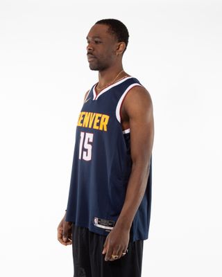 NIKE NBA NUGGETS JOKIC ICON JERSEY NAVY