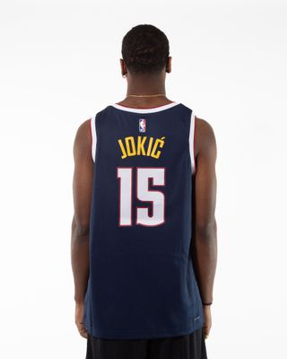 NIKE NBA NUGGETS JOKIC ICON JERSEY NAVY