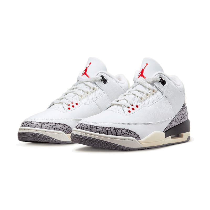 AIR JORDAN 3 RETRO WHITE CEMENT REIMAGINED