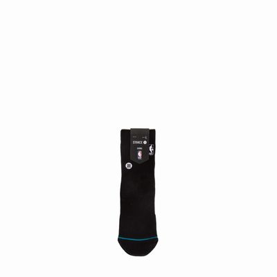STANCE LOGOMAN ST QTR SOCKS BLACK
