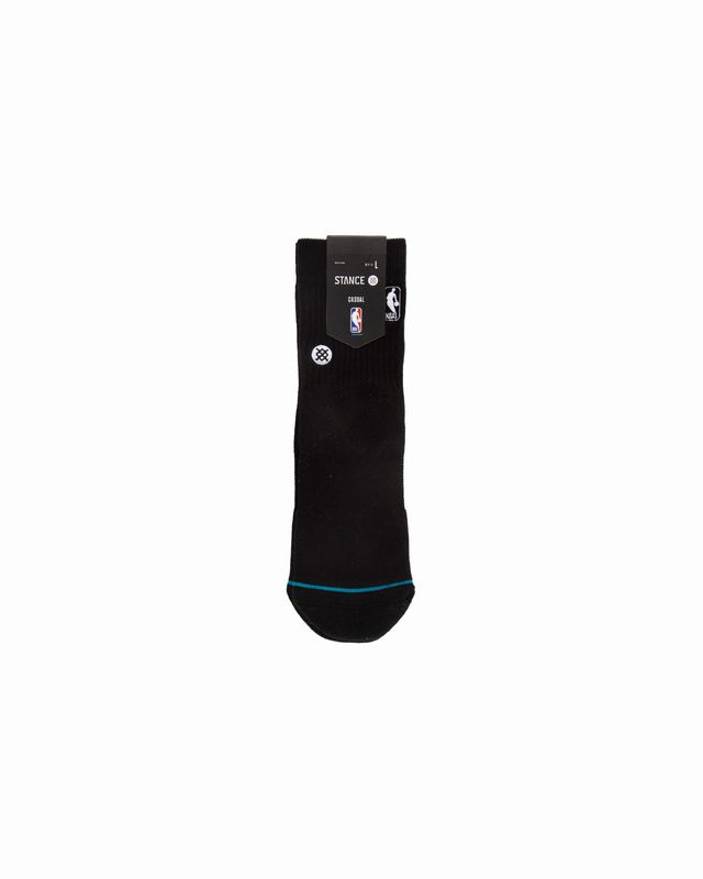 STANCE LOGOMAN ST QTR SOCKS BLACK