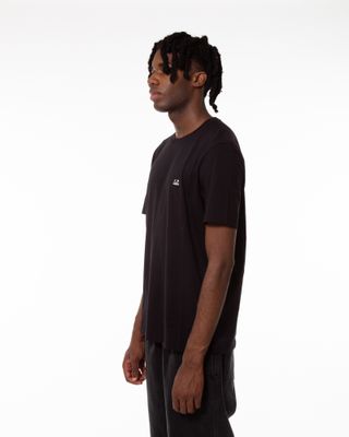 IMG_0155-98 C.P. COMPANY SMALL LOGO SS TEE BLACK