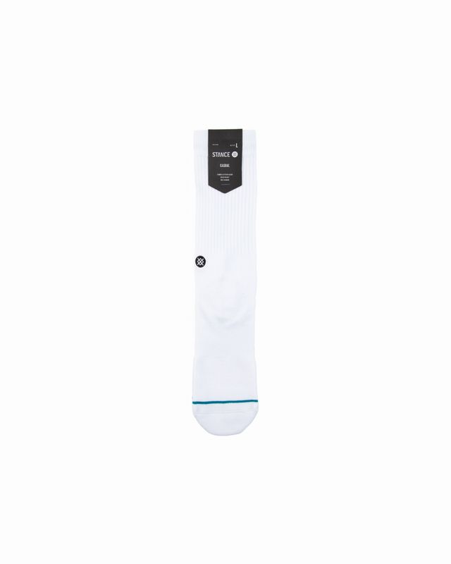STANCE ICON SOCKS WHITE