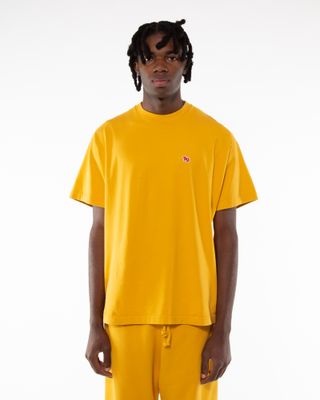 BACK DOOR PREMIUM PATCH SS TEE MUSTARD