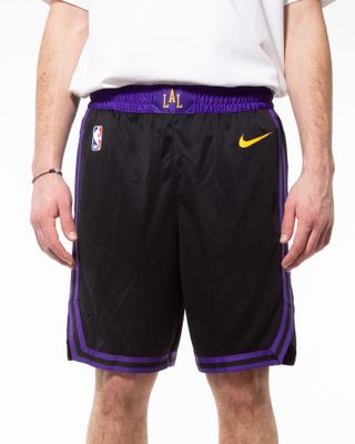 NBA-1-3 NIKE NBA SWGMN LAKERS SHORT BLACK