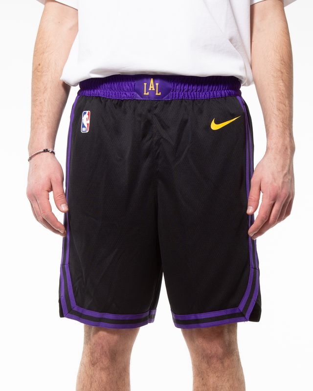 NBA-1-3 NIKE NBA SWGMN LAKERS SHORT BLACK