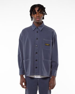 BACK DOOR WORKWEAR OVERSHIRT NAVY