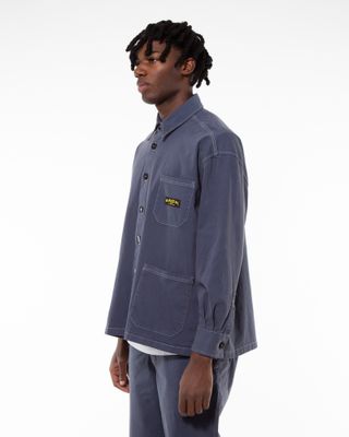 BACK DOOR WORKWEAR OVERSHIRT NAVY