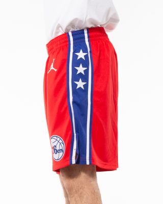 NBA-182 NIKE NBA PHILA STM SHORT UNIVERSITY RED