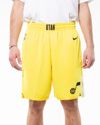 NIKE NBA JAZZ ICN SHORT YELLOW STRIKE
