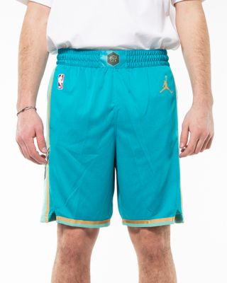 NBA-224 NIKE NBA CHARLOTTE CE SHORT RAPID TEAL