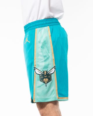 NBA-225 NIKE NBA CHARLOTTE CE SHORT RAPID TEAL