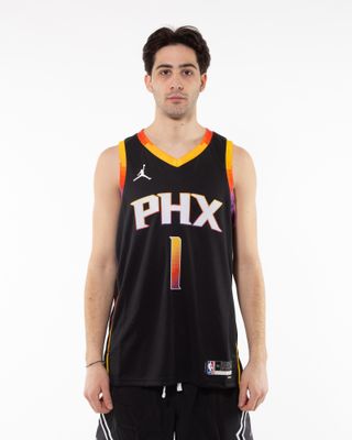 NBA-27 NIKE NBA SUNS BOOKER STM JERSEY BLACK