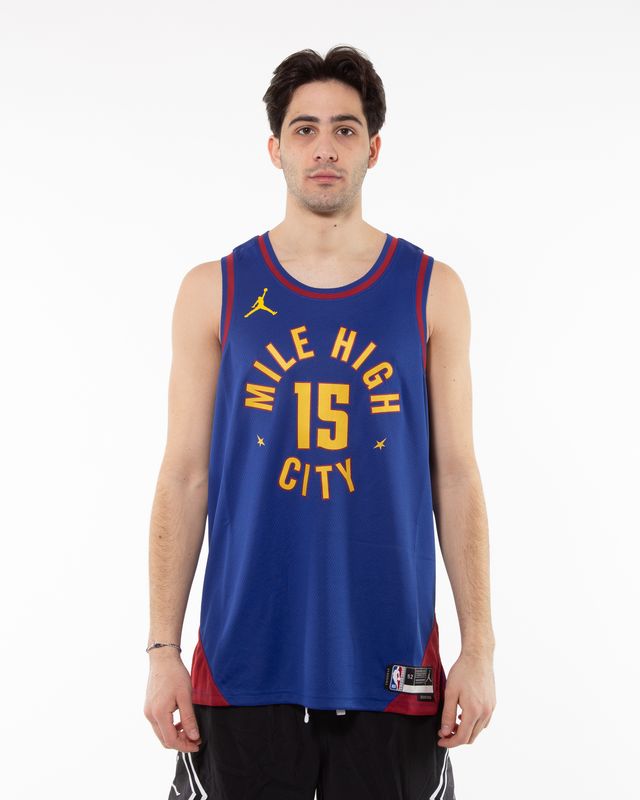 NBA-44 NIKE NBA NUGGETS JOKIC STM JERSEY BLUE