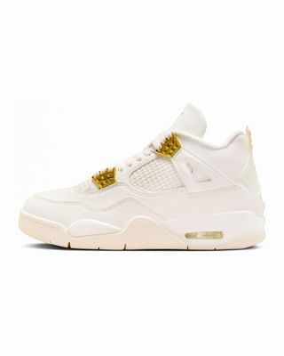 WMNS AIR JORDAN 4 RETRO WHITE GOLD