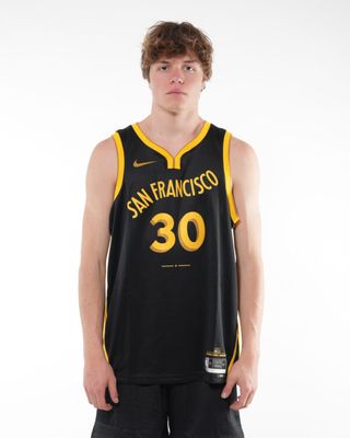 NIKE NBA WARRIORS CURRY CE JERSEY BLACK