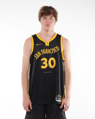apparel-65 NIKE NBA WARRIORS CURRY CE JERSEY BLACK
