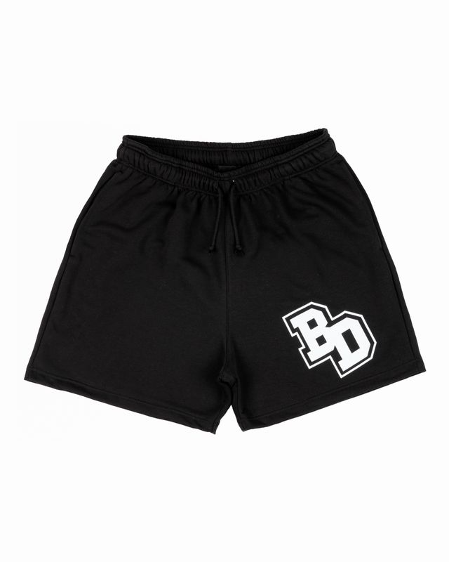 BACK DOOR COLLEGE SHORTS BLACK