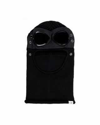 C.P. COMPANY MERINO WOOL SKI MASK BLACK