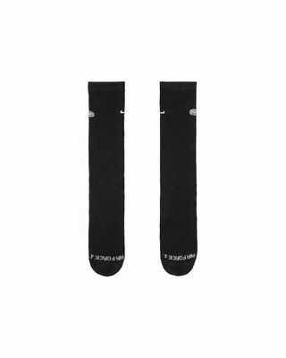 NIKE PATCH CREW SOCKS BLACK