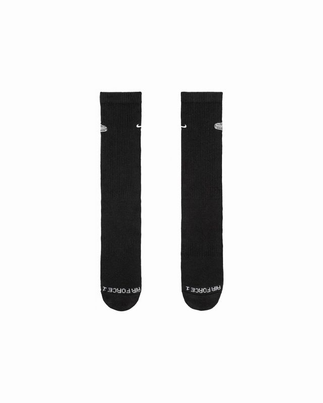 NIKE PATCH CREW SOCKS BLACK