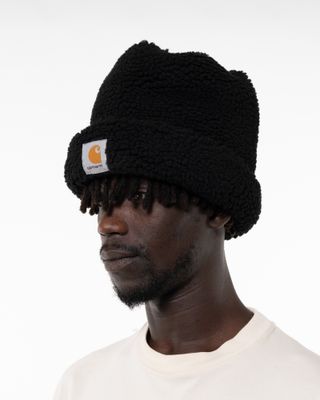 apparel-120 CARHARTT WIP PRENTIS BEANIE BLACK