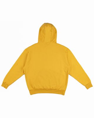 BACK DOOR PREMIUM PATCH HOODIE MUSTARD