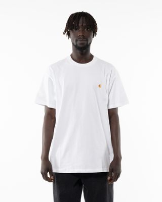 apparel-25 CARHARTT WIP CHASE SS TEE WHITE