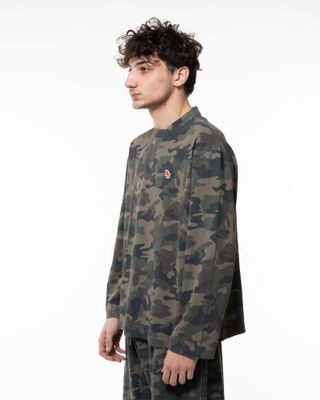 BACK DOOR LS TEE WASHED CAMO