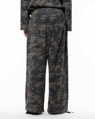 BACK DOOR WIDE PANT WASHED CAMO