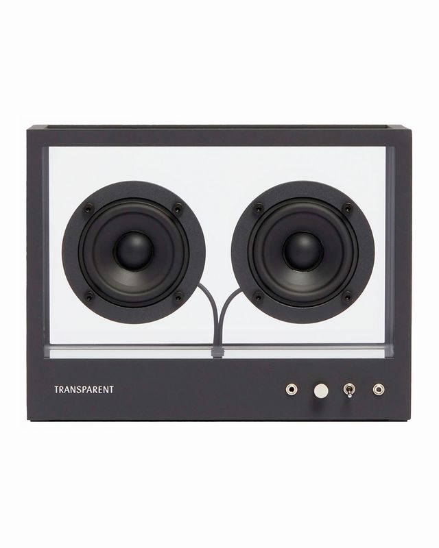 TRANSPARENT SMALL SPEAKER BLACK
