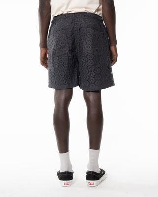 HONOR THE GIFT CROCHET SHORT BLACK