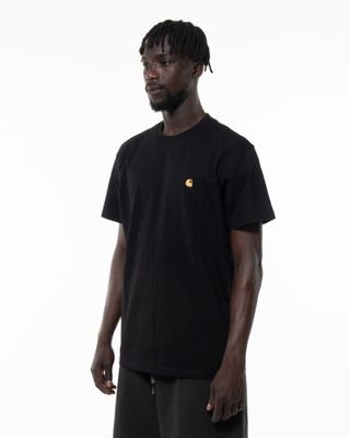 CARHARTT WIP CHASE SS TEE BLACK